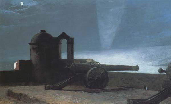 Winslow Homer Searchlight on Harbor Entrance (mk43) oil painting image